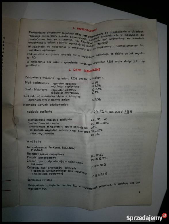 elektroniczny regulator temperatury 1000st C Dąbrowa Górnicza