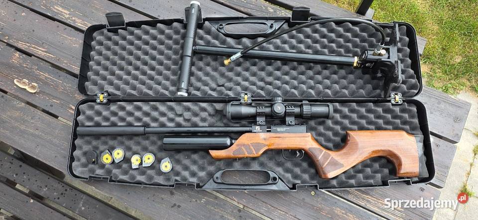 Zestaw Wiatrówka PCP Reximex LyraK 45mm Luneta Nekla