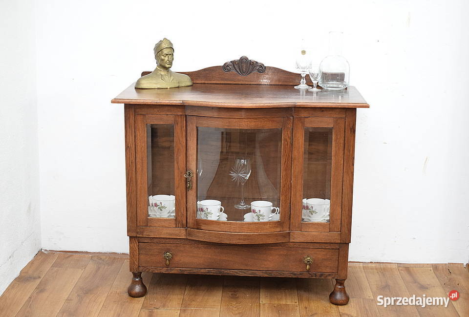 Urocza stara szafka komódka barek herbaciarka