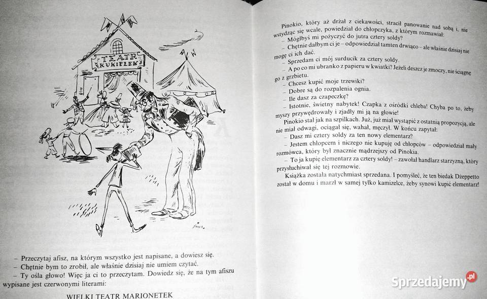 Pinokio Carlo Collodi Pozostałe Chełm sprzedam