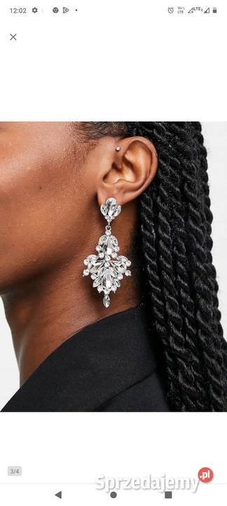 ASOS Bogato zdobione Wytworne kolczyki