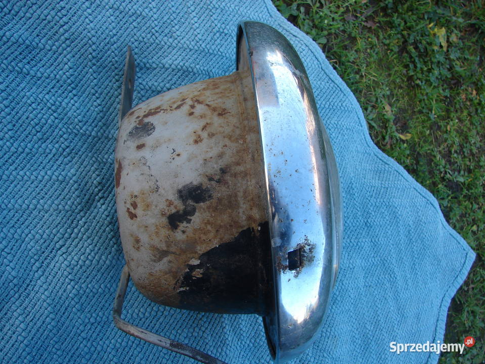 Lampa przednia reflektor RUHLA DDR zabytkowa Starogard Gdański