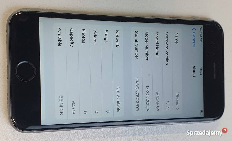 Smartfon Apple Iphone 6s 64GB LTE Warszawa