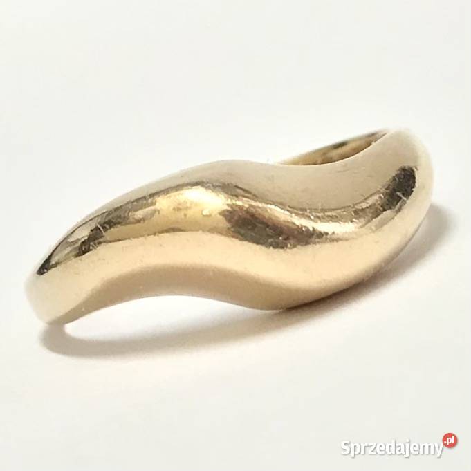 Złoty SYGNET damski z różowego ZŁOTA 585 14K mazowieckie Warszawa