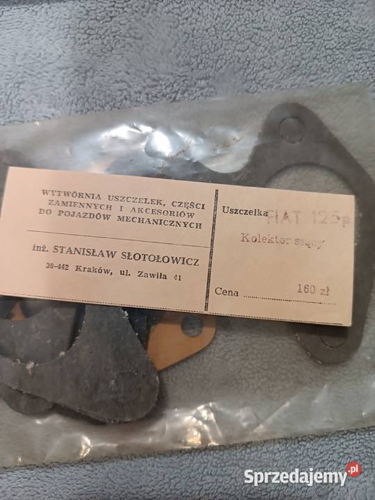Uszczelka kolektora ssącego Fiat 125p osobowe śląskie Cieszyn