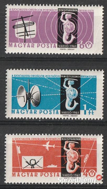 WĘGRY WARSZAWA 1961 CZYSTE Łódź