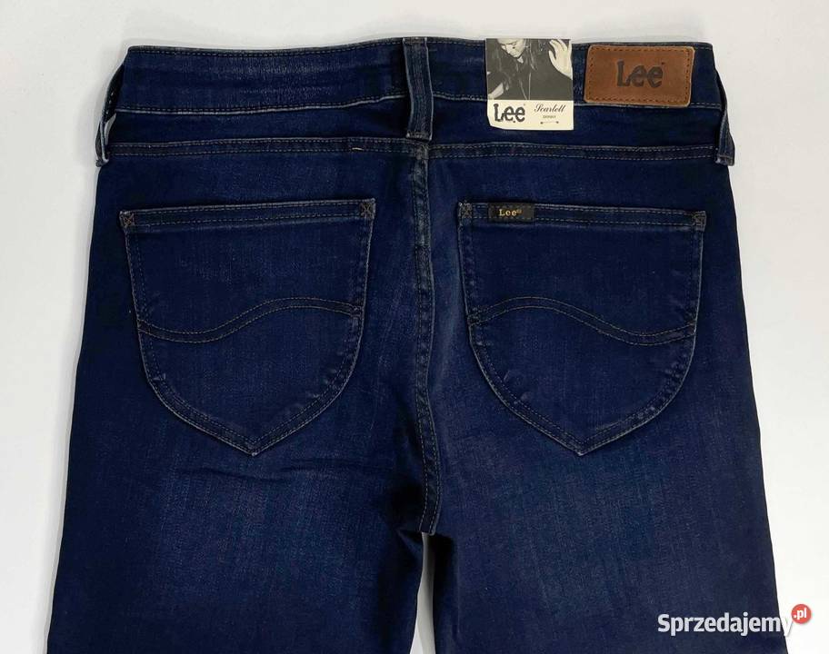 Spodnie damskie Lee Scarlett Skinny Navy W27 L35 warmińsko-mazurskie Pisz sprzedam
