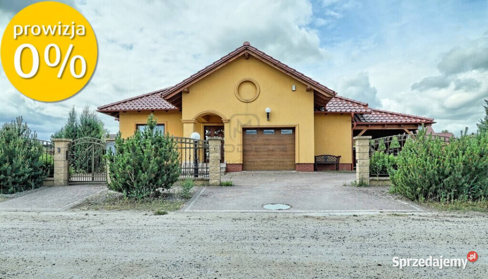 Elegancki dom parterowy na osiedlu Piaski 0 Gorzów Wielkopolski