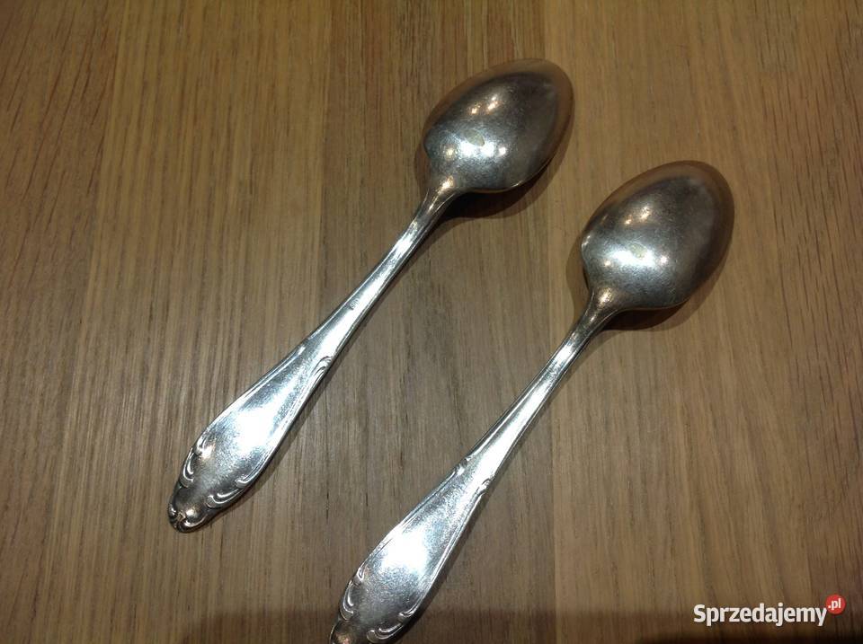 Stara Srebrna Łyżeczka Sygnowana Nowa Sól