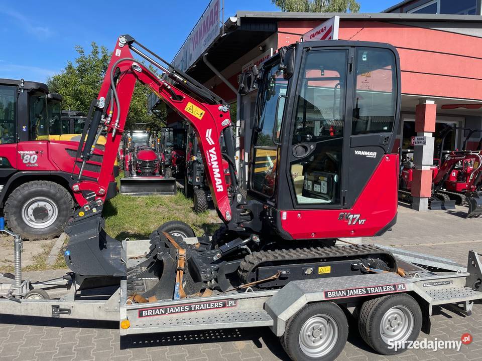 Nowa minikoparka YANMAR SV17VT SV17 RED Premium Rok produkcji 2022 Łódź