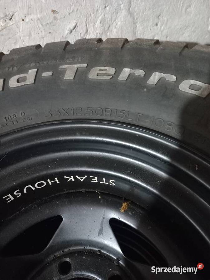 Koła terenowe 33X125R15 TA lubuskie Drezdenko sprzedam