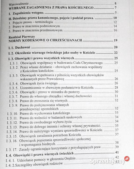 Wybrane zagadnienia z Prawa Kościelnego S
