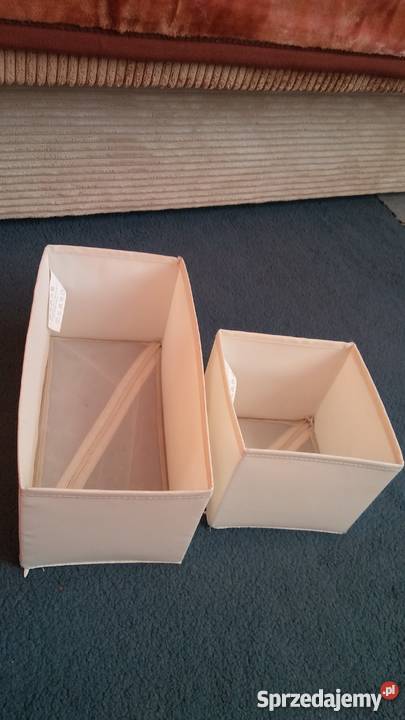 komplet pojemników 2 sztuki białe IKEA Poznań sprzedam
