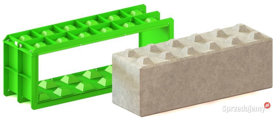 Forma do betonu typ LEGO 180x60x60 Drawski Młyn