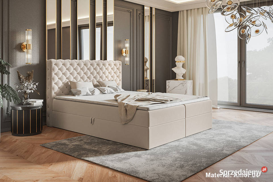 Łóżko kontynentalne NERO 120140160180x200 z mazowieckie Warszawa