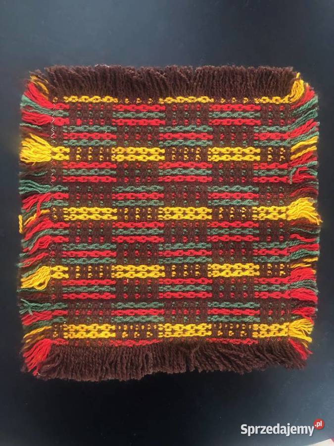 6 kilimowe serwety Cepelia PRL lata 70 XX w Kraków