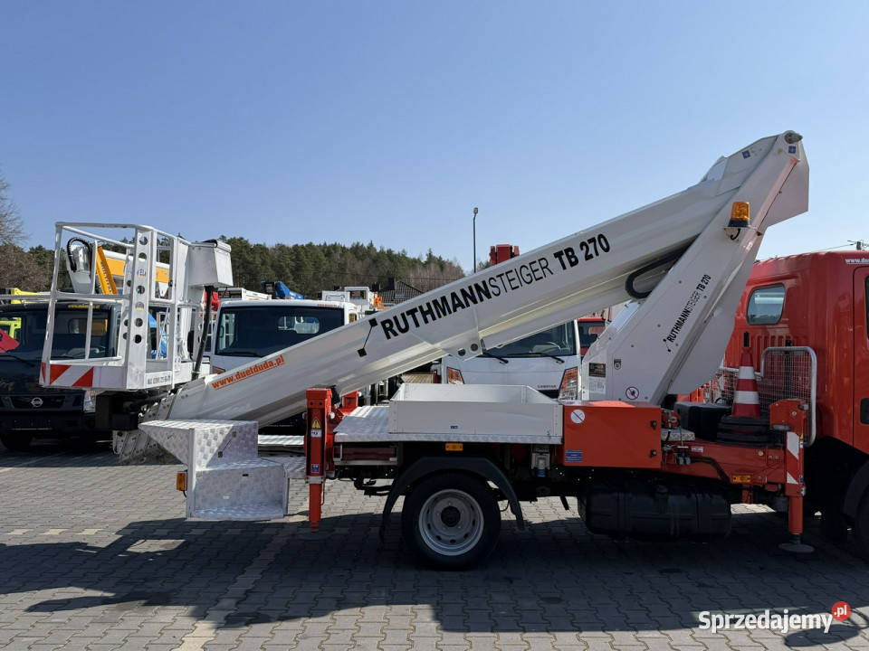 Nissan Cabstar Podnośnik Koszowy 27m RUTHMANN TB manualna Widełki sprzedam