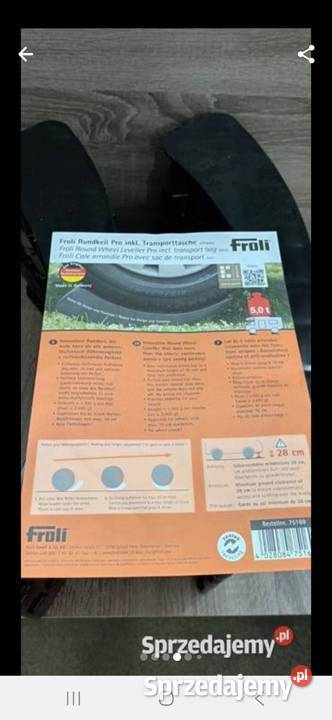 Kliny składane Froli Pro Do przyczep kempingowych łódzkie Kutno