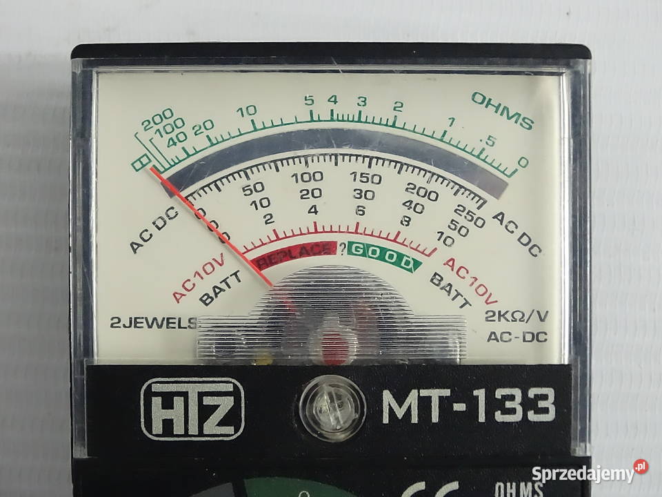 Multimetr analogowy HTZ MT133 Sprawny Klasyk