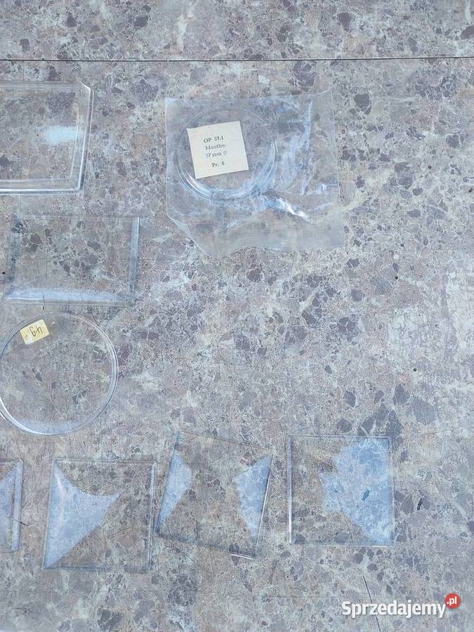 Zestaw 27 plexi szkiełek szybek małych zegarów Pozostałe Tczew