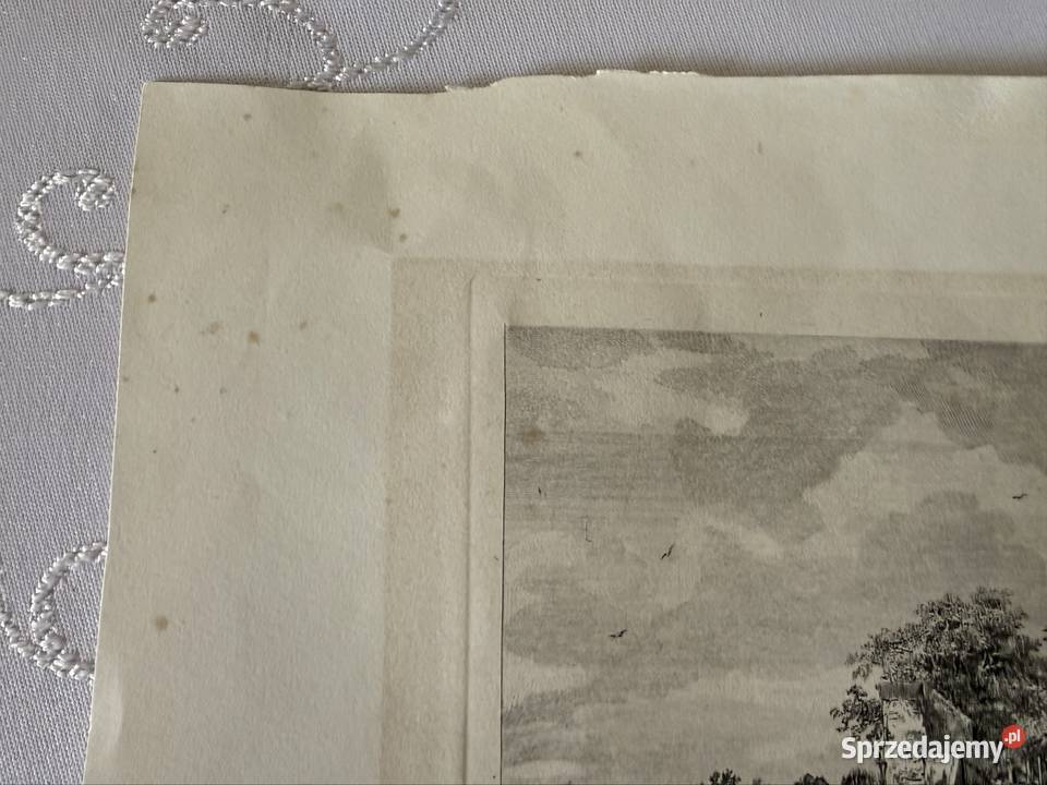 Antyczny miedzioryt XVIII w 1771 Duc de Choiseul Czerwionka-Leszczyny sprzedam