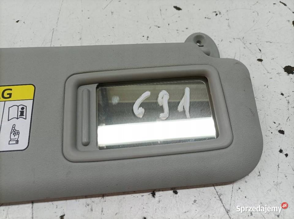 DASZKI PRZECIWSŁONECZNE PRAWY PASAŻERA OSŁONA Osłony i zaślepki