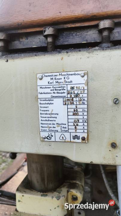 Wiertarka stołowa wielkopolskie