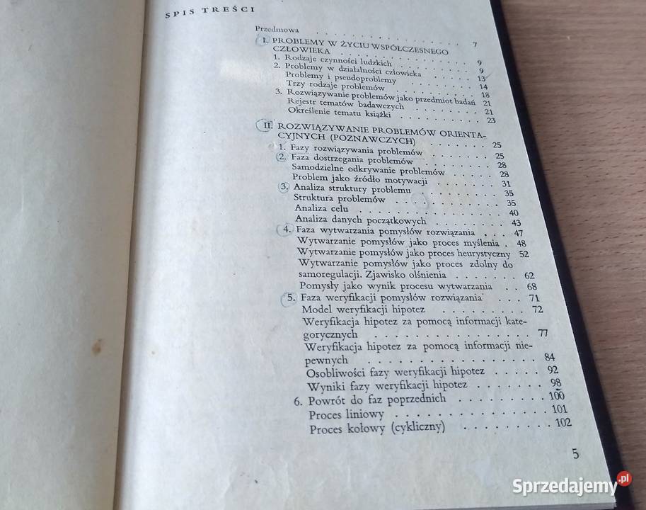 Rozwiązywanie problemów Józef Kozielecki TWARDA Podręczniki Gdańsk sprzedam