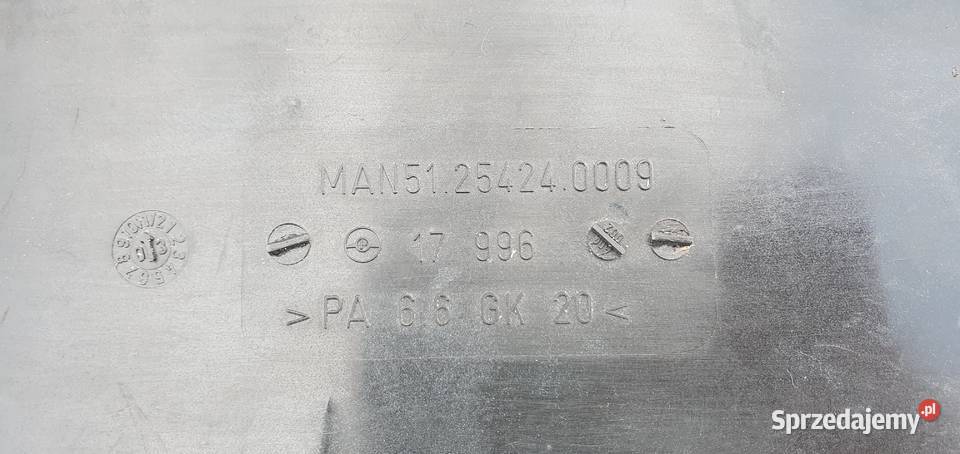 MAN TGA OSŁONA OBUDOWA KABLI 51254240009 ciężarowe sprzedam