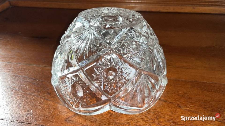 Kryształowa miseczka do deserów orzeszków pomorskie Gdańsk