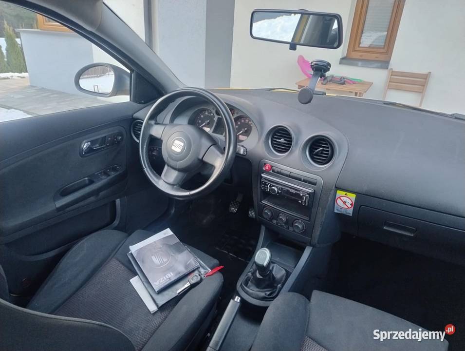 Seat Ibiza 14 mpi 2006 klima cd 4 el szyby małopolskie Myślenice