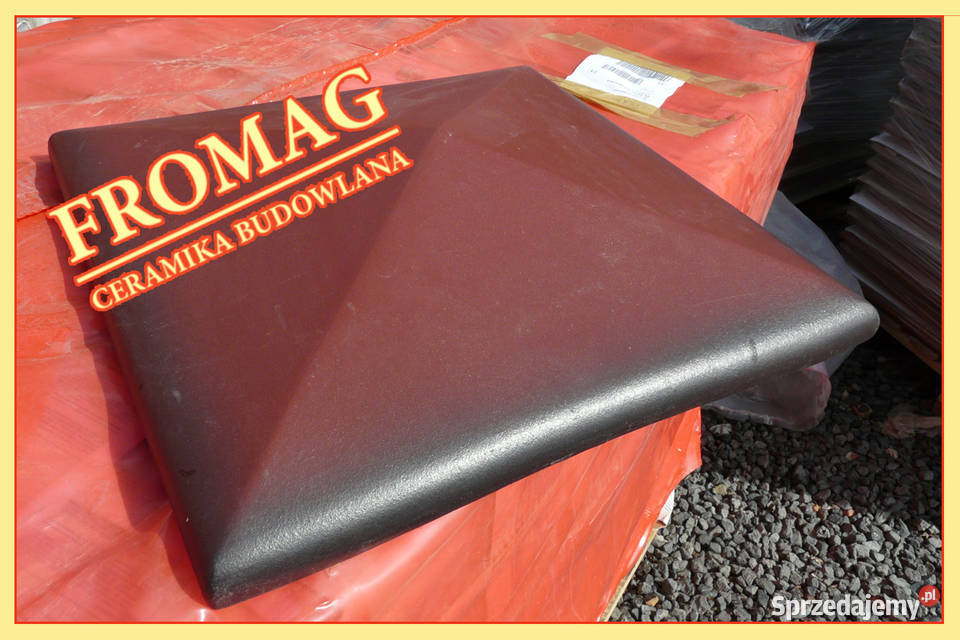 Daszki klinkierowe na słupek 38x38 klinkier podlaskie Białystok