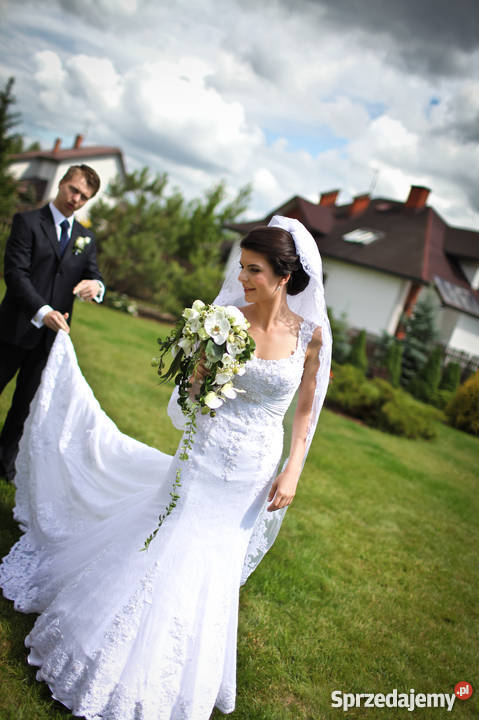 Suknia ślubna Mon cheri 110218 Kalia OKAZJA biały