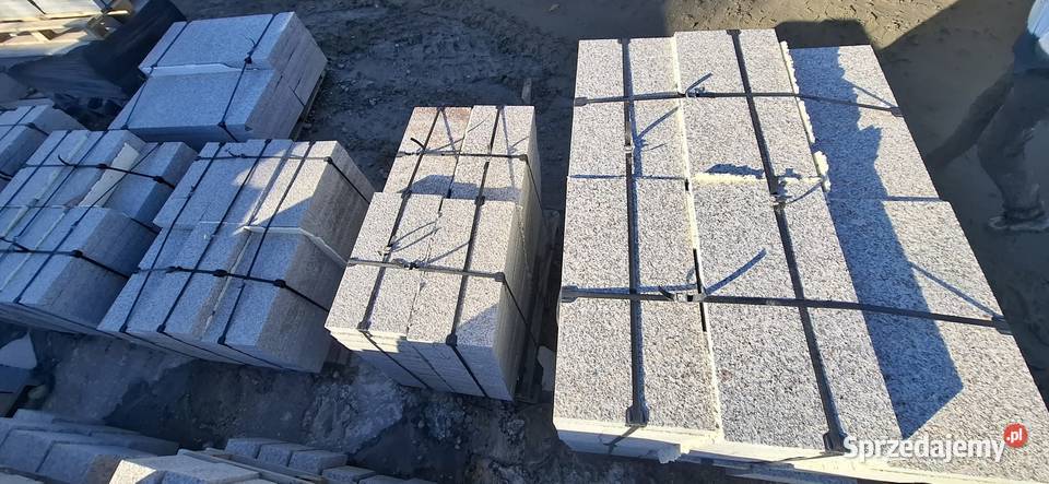 Płyty granitowe 600x300x60 mm granit strzegomski Gdańsk
