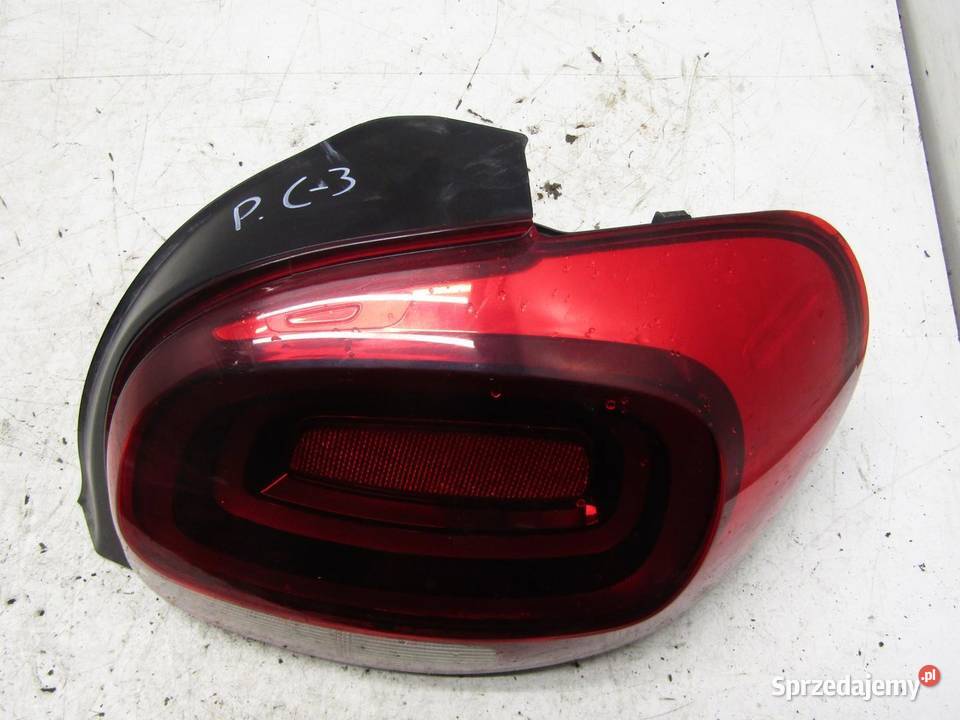 LAMPA TYLNA PRAWY TYŁ CITROEN C3 III 9812257680 Lampy tylne lubelskie