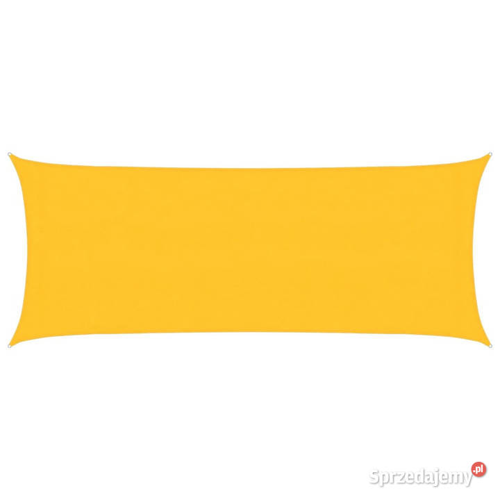 Żagiel przeciwsłoneczny 160 gm żółty 2x5 m HDPE