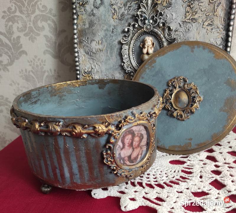 Szkatułka na biżuterię Styl retro Prezent Stalowa Wola