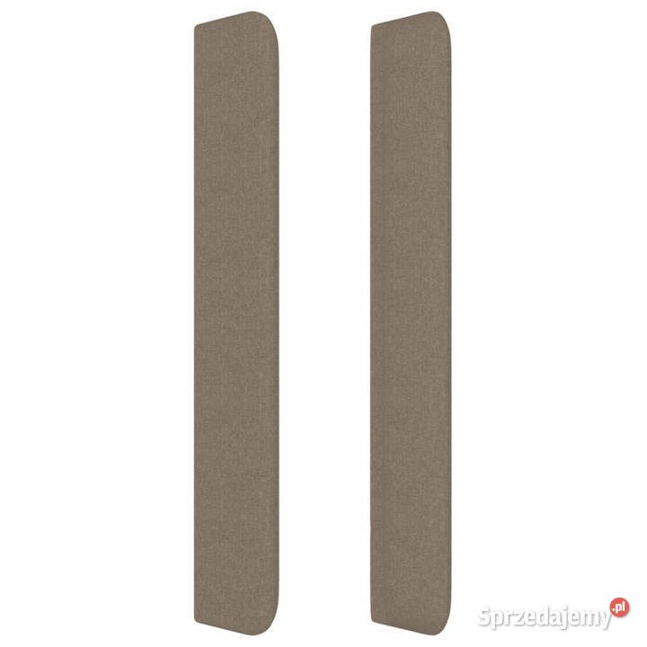 Zagłówek uszak taupe 183x16x118128 tkanina Łóżka i materace Warszawa