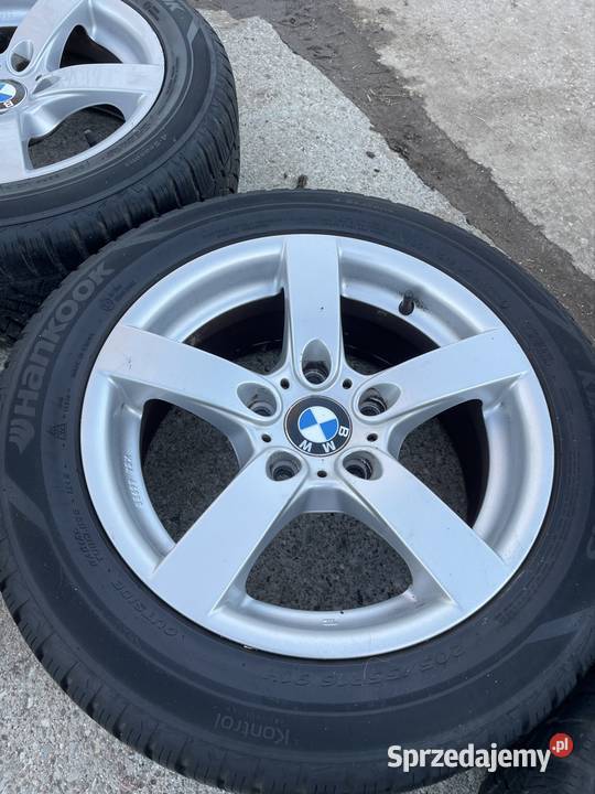 BMW Alufelgi 5x120 z oponami koła 16 oryginalne warmińsko-mazurskie Elbląg sprzedam