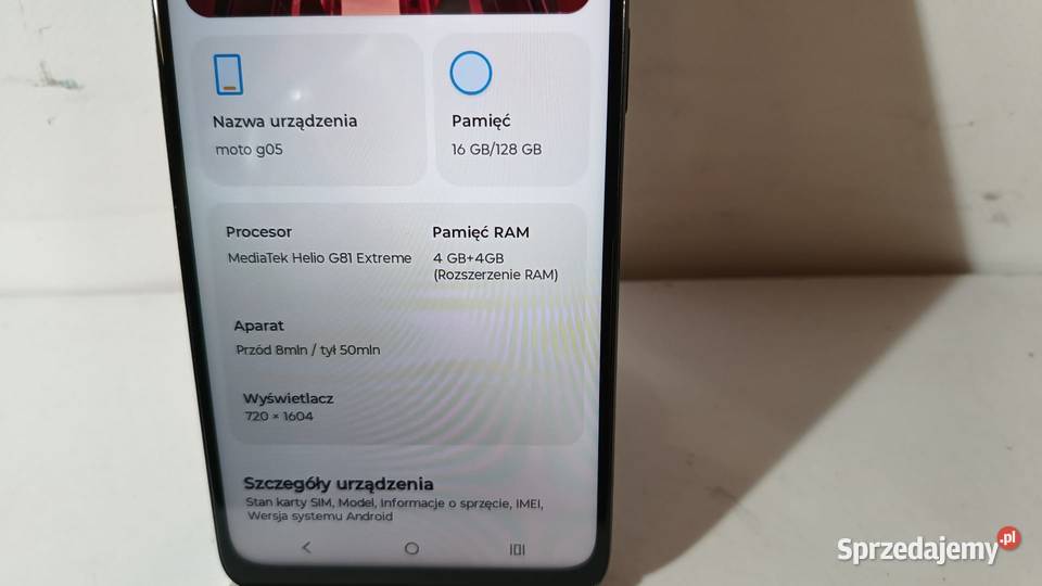 Smartfon MOTOROLA Moto G05 4128GB Katowice