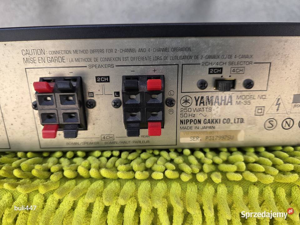 yamaha m35 końcówka mocy Chełm Śląski sprzedam