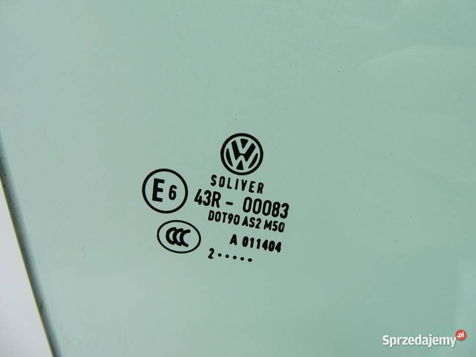SZYBA DRZWI PRAWA PRAWY PRZÓD PRZEDNIA VW PASSAT osobowe Karoseria