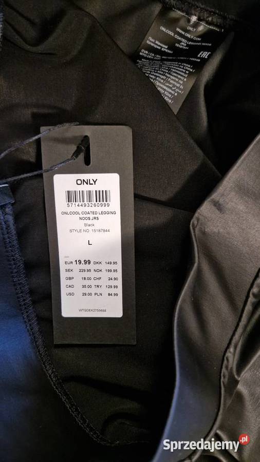Damskie spodnie wizytowe Only rozmiar L nowe z Lublin sprzedam