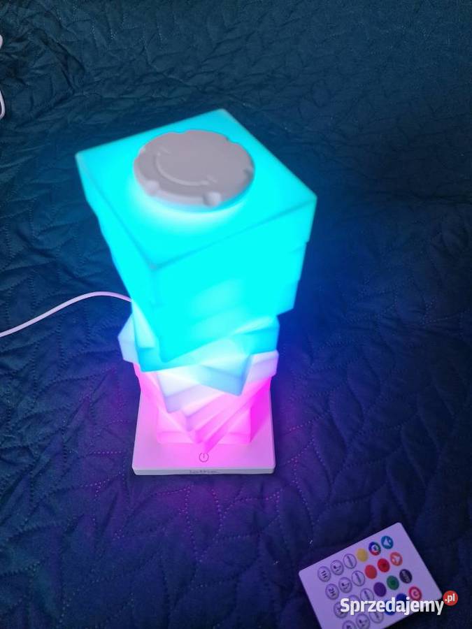 NOWA Lampa LED RGB LETHE reaguje na dźwięk Wrocław