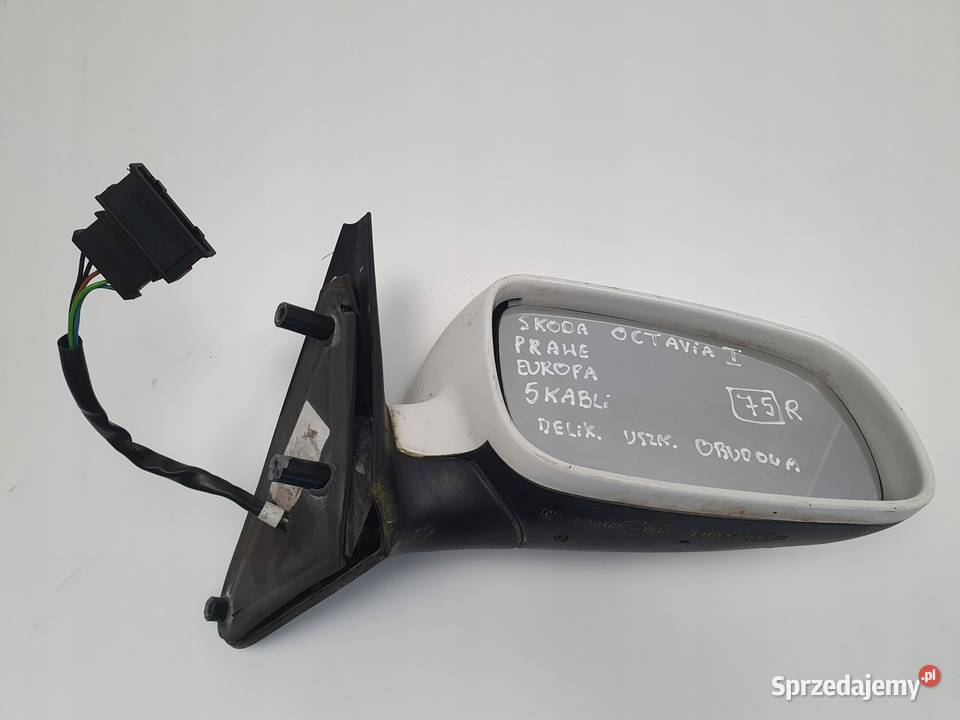 LUSTERKO Skoda Octavia I 9610r PRAWE PASAŻERA 5 Rudka