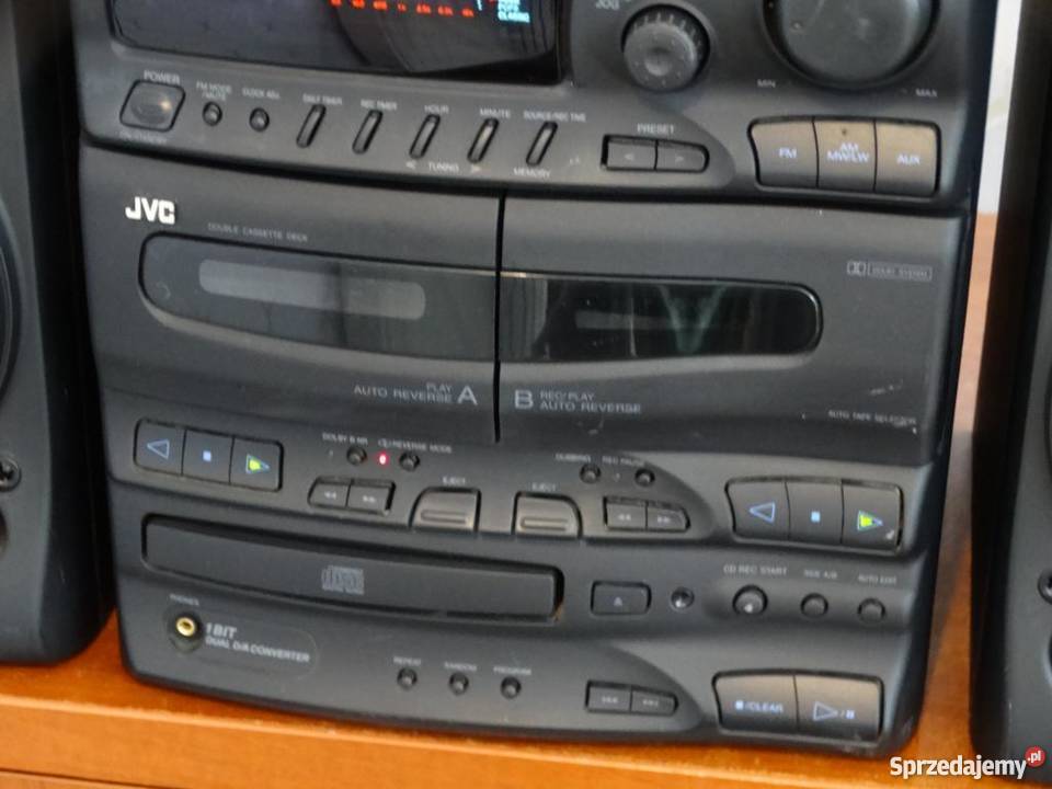 Mocna wieża JVC CAS200 pil kolumny WYSYŁKA Jasło