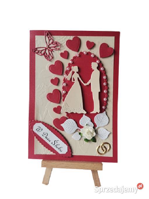 Kartki Pamiątka Ślub Para Młoda W Sercach B6 Poznań