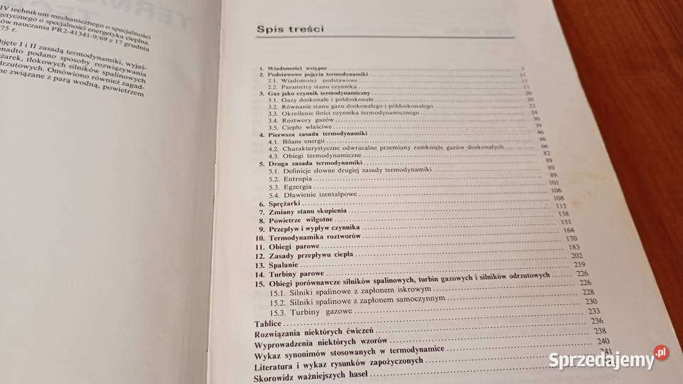 Termodynamika techniczna Sławomir Wilk 1996 wyd Podręczniki Gdańsk
