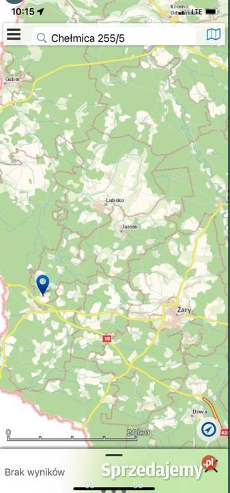 Działka budowlana kolorowe jeziorka Chełmica sprzedam