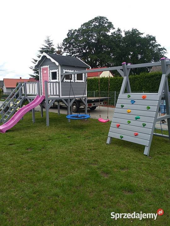 Plac zabaw domek dzieci Dla dzieci Kostrzyn nad Odrą